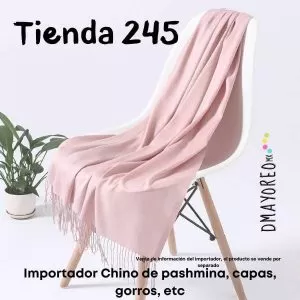 Importador chino de pashminas