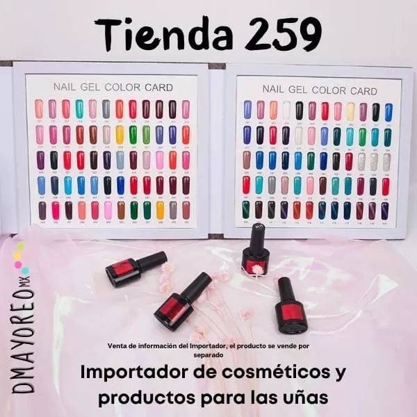 Tienda 259: Importador chino de productos para uñas de gel 1 productos para uñas de gel