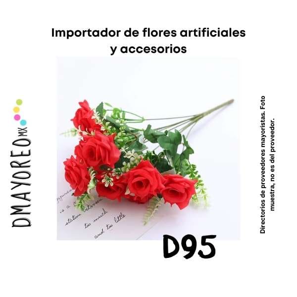 flores artificiales y accesorios