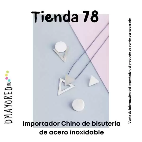 Tienda 78: Importador de joyería de acero inoxidable al mayoreo 1 joyería de acero inoxidable al mayoreo