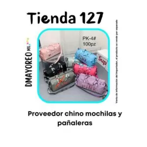 importación de bolas y mochilas